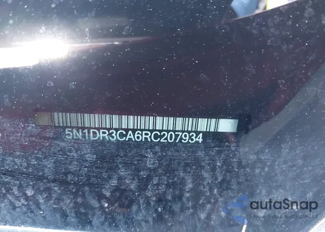 2024 Nissan Pathfinder Sl Fwd из США, поврежденный, VIN 5N1DR3CA6RC207934